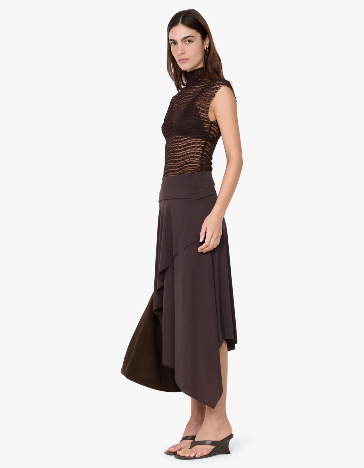 Emaretta Top - Dark Chocolate - Image 3