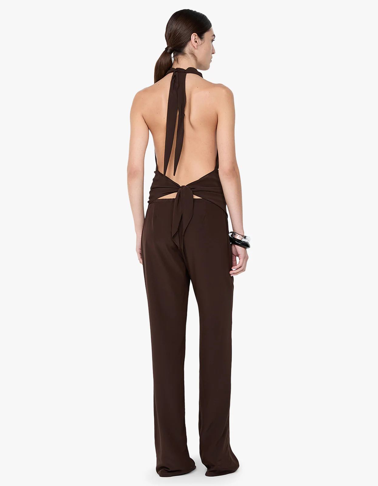 Lucie Halter Top - Dark Chocolate - Image 5